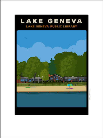 A1 Lake Geneva Public Library Digital Studio Print