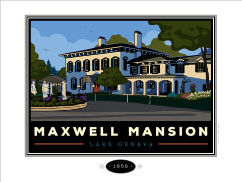 0 1 A Maxwell Mansion Digital Studio Print
