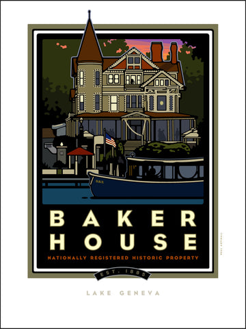 Baker House Offset Print