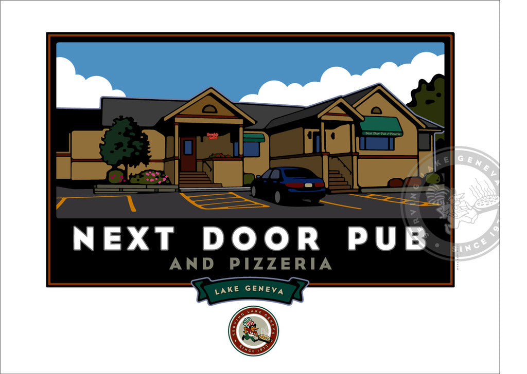 Next Door Pub Giclee Print