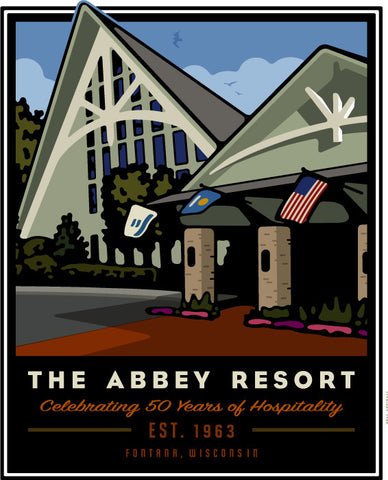 The Abbey Resort 50th Anniversary Offset Print