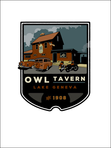 00 The Owl Tavern Digital Studio Print (Giclee)