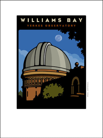 0 Yerkes Observatory / Williams Bay Offset Print