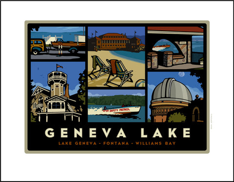 0 Geneva Lake Giclee Print