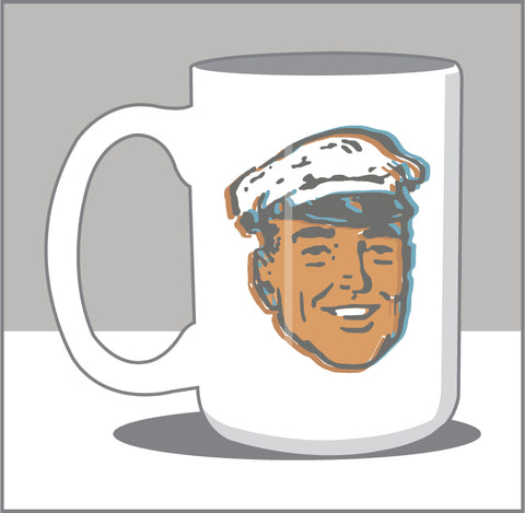 a. Aspinshire Retro Captain Coffee Mug