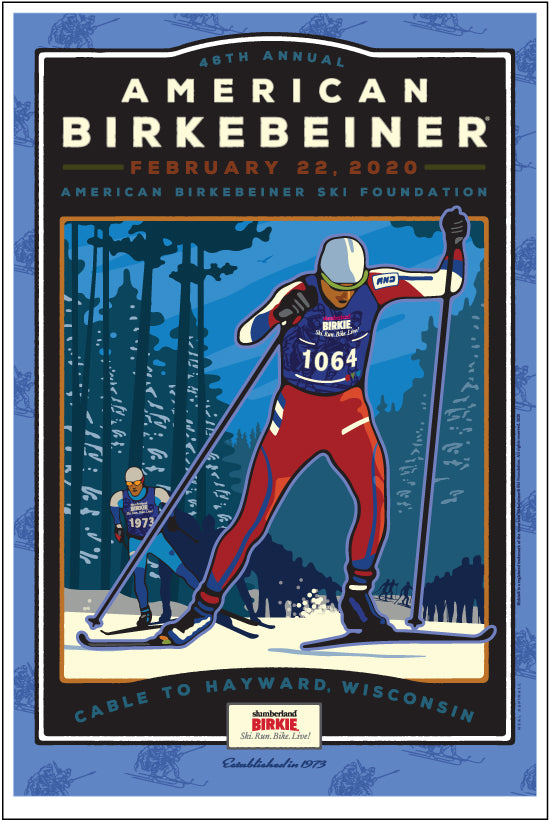 1 2020 46th Annual American Birkebeiner Poster