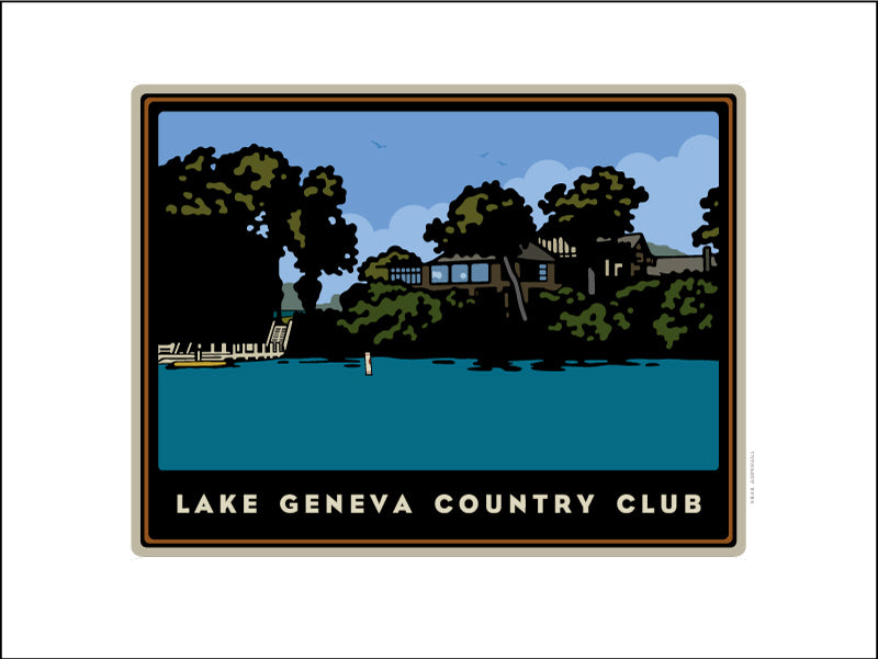 0001 Lake Geneva Country Club Digital Studio Print