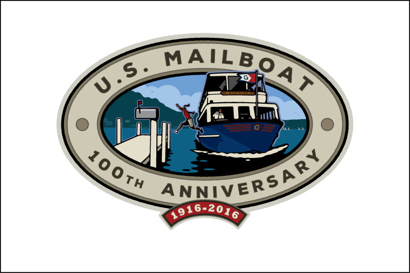 000 U.S. Mailboat 100th Anniversary Logo Digital Studio Print